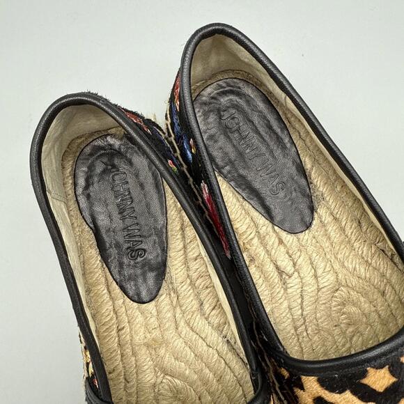 JOHNNY WAS Suede Garden Leopard Espadrilles Women’s Size 7 EUC! - Picture 5 of 7